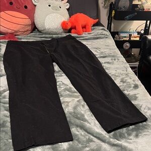 Black Wide-Leg Pants